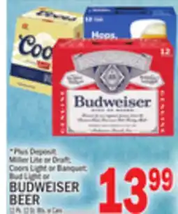 C Town BUDWEISER BEER offer