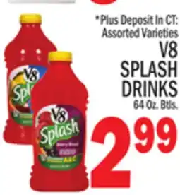 C Town V8 SPLASH DRINKS offer