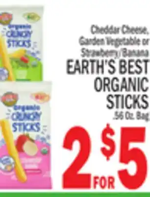 C Town EARTH'S BEST ORGANIC STICKS offer