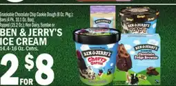 C Town BEN & JERRY'S ICE CREAM 14.4-16 Oz. Cntrs offer