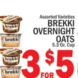 C Town BREKKI OVERNIGHT OATS offer