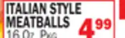 C Town ITALIAN STYLE MEATBALLS offer