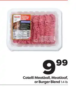 Weis Markets Catelli Meatball, Meatloaf, or Burger Blend offer