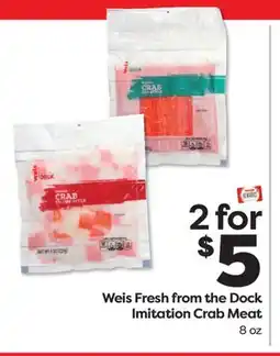 Weis Markets Weis Fresh from the Dock Imitation Crab Meat offer
