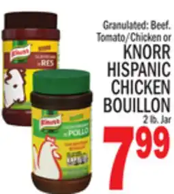 C Town KNORR HISPANIC CHICKEN BOUILLON offer