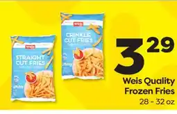 Weis Markets Weis Quality Frozen Fries offer