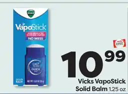 Weis Markets Vicks VapoStick Solid Balm offer