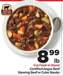 Weis Markets Certified Angus Beef Stewing Beef or Cube Steaks offer