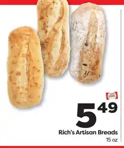 Weis Markets Rich's Artisan Breads offer