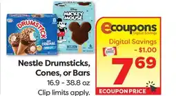 Weis Markets Nestle Drumsticks, Cones, or Bars offer