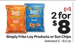 Weis Markets Simply Frito Lay Products or Sun Chips offer
