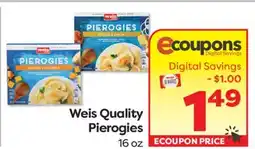 Weis Markets Weis Quality Pierogies offer