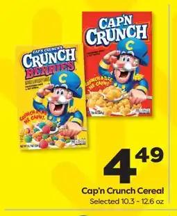 Weis Markets Cap'n Crunch Cereal offer