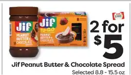 Weis Markets Jif Peanut Butter & Chocolate Spread offer