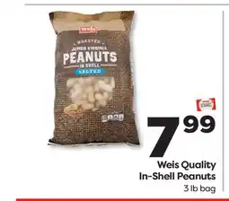 Weis Markets Weis Quality In-Shell Peanuts offer