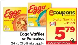 Weis Markets Eggo Waffles or Pancakes offer