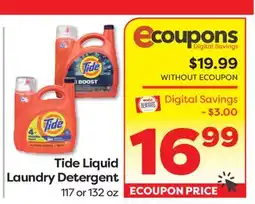 Weis Markets Tide Liquid Laundry Detergent offer