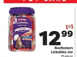Weis Markets Beefeaters Lickables Jar offer