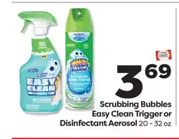Weis Markets Scrubbing Bubbles Easy Clean Trigger or Disinfectant Aerosol offer