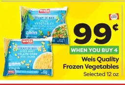 Weis Markets Weis Quality Frozen Vegetables offer