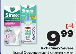 Weis Markets Vicks Sinex Severe Nasal Decongestant offer