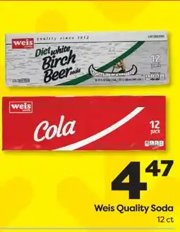 Weis Markets Weis Quality Soda offer