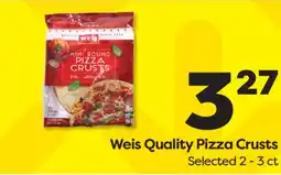 Weis Markets Weis Quality Pizza Crusts offer