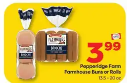 Weis Markets Pepperidge Farm Farmhouse Buns or Rolls offer
