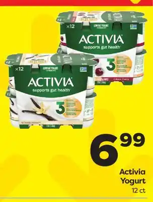 Weis Markets Activia Yogurt offer