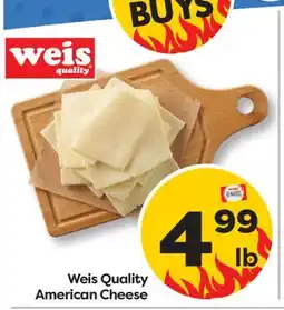 Weis Markets Weis Quality American Cheese offer