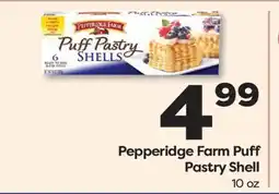 Weis Markets Pepperidge Farm Puff Pastry Shell offer