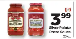 Weis Markets Silver Palate Pasta Sauce offer