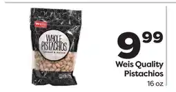 Weis Markets Weis Quality Pistachios offer