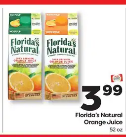 Weis Markets Florida's Natural Orange Juice offer