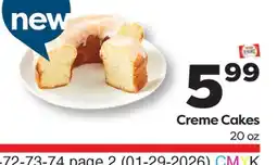 Weis Markets Creme Cakes offer