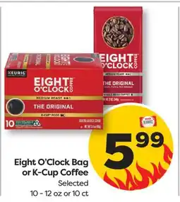 Weis Markets Eight O'Clock Bag or K-Cup Coffee offer