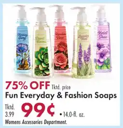 Boscov's Fun Everyday & Fashion Soaps offer