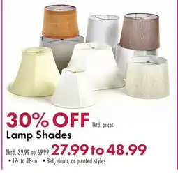 Boscov's Lamp Shades offer