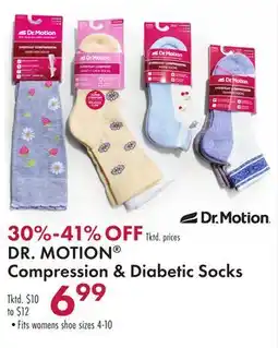 Boscov's DR. MOTION Compression & Diabetic Socks offer