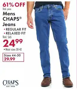 Boscov's Mens CHAPS Jeans offer