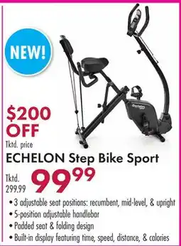 Boscov's ECHELON Step Bike Sport offer