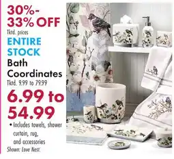 Boscov's Bath Coordinates offer