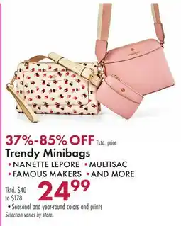 Boscov's Trendy Minibags offer