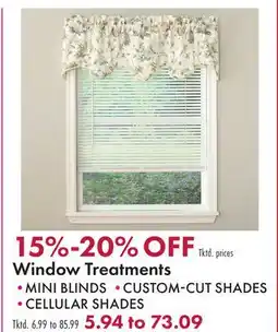 Boscov's Window Treatments offer