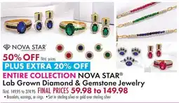 Boscov's Lab Grown Diamond & Gemstone Jewelry offer