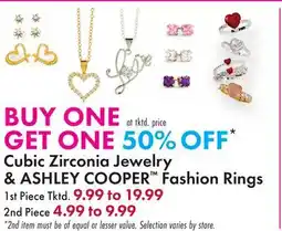 Boscov's Cubic Zirconia Jewelry & ASHLEY COOPER Fashion Rings offer