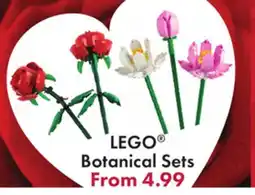 Boscov's LEGO Botanical Sets offer