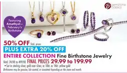Boscov's ENTIRE COLLECTION Fine Birthstone Jewelry offer
