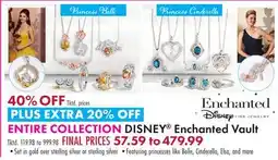 Boscov's DISNEY Enchanted Vault offer
