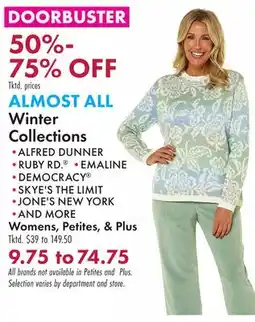 Boscov's ALL Winter Collections offer